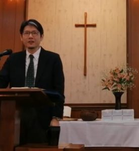 堀野牧師宣教中