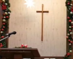 十字架キャンドル3本